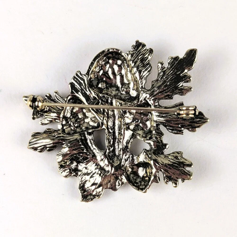 Fall Forest Mushroom Brooch